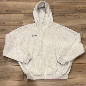 Comfrt heather Gray Zip-Up Hoodie